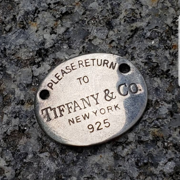 Tiffany & Co. Jewelry - Tiffany & Co. Sterling Silver Please Return To 925